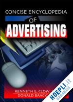 robert e stevens; david l loudon; kenneth e. clow; donald baack - concise encyclopedia of advertising