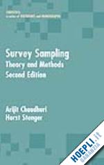 chaudhuri arijit; chaudhuri arijit; stenger horst; stenger horst - survey sampling