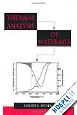 speyer robert - thermal analysis of materials