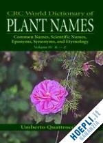 quattrocchi umberto - crc world dictionary of plant names