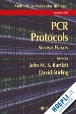 bartlett john m.s. (curatore); stirling david (curatore) - pcr protocols