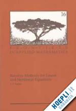 kelley c. t. - iterative methods for linear and nonlinear equations