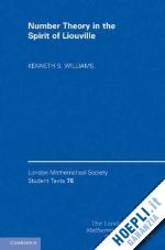 williams kenneth s. - number theory in the spirit of liouville