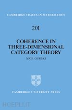 gurski nick - coherence in three-dimensional category theory
