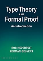 nederpelt rob; geuvers herman - type theory and formal proof