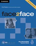 redston chris - face2face. pre-intermediate. teacher's pack with dvd