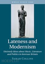 collins sarah - lateness and modernism