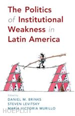 brinks daniel m. (curatore); levitsky steven (curatore); murillo maría victoria (curatore) - the politics of institutional weakness in latin america