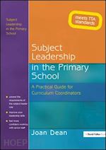 dean joan - subject leadership in the primary school