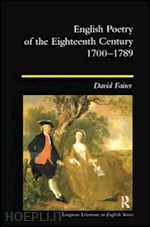 fairer david - english poetry of the eighteenth century, 1700-1789