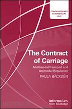 bäckdén paula - the contract of carriage