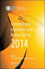 sharples sarah (curatore) - contemporary ergonomics and human factors 2014