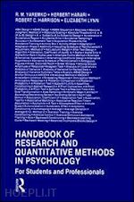 yaremko r.m. - handbook of research and quantitative methods in psychology