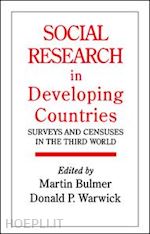 bulmer martin (curatore) - social research in developing countries