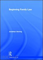 herring jonathan - beginning family law