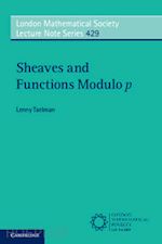 taelman lenny - sheaves and functions modulo p