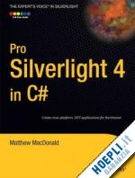 macdonald matthew - pro silverlight 4 in c#