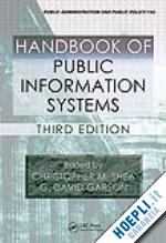 shea christopher m (curatore); garson g. david (curatore) - handbook of public information systems