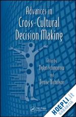 schmorrow dylan (curatore); nicholson denise (curatore) - advances in cross-cultural decision making
