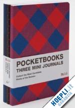  - pocketbooks. three mini journals