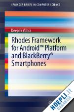 vohra deepak - rhodes framework for android™ platform and blackberry® smartphones