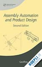 boothroyd geoffrey - assembly automation and product design, second edition