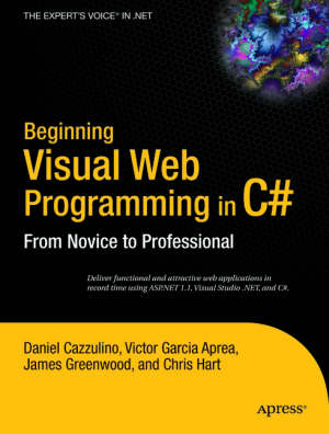 cazzulino daniel; garcia aprea victor; greenwood james; hart chris - beginning visual web programming in c#