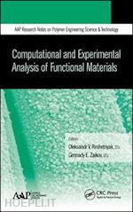 reshetnyak oleksandr v. (curatore); zaikov gennady e. (curatore) - computational and experimental analysis of functional materials