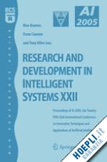 coenen frans (curatore); allen tony (curatore) - research and development in intelligent systems xxii