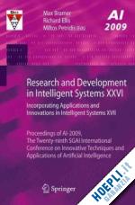 ellis richard (curatore); petridis miltos (curatore) - research and development in intelligent systems xxvi