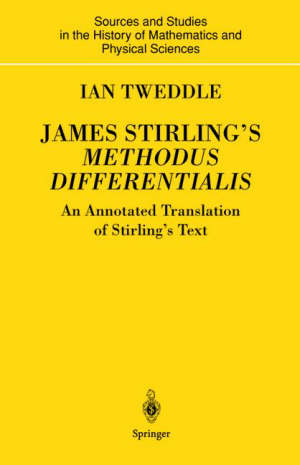 tweddle ian - james stirling’s methodus differentialis