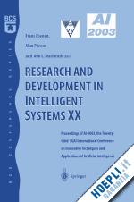 coenen frans (curatore); preece alun (curatore); macintosh ann (curatore) - research and development in intelligent systems xx