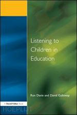 davie ronald; galloway david m. - listening to children in educ