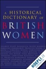 hartley cathy - a historical dictionary of british women