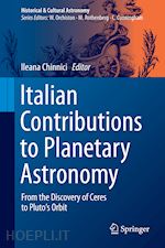 chinnici ileana (curatore) - italian contributions to planetary astronomy