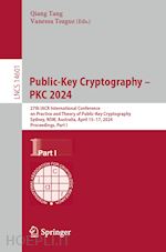 tang qiang (curatore); teague vanessa (curatore) - public-key cryptography – pkc 2024