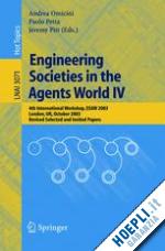 omicini andrea (curatore); petta paolo (curatore); pitt jeremy (curatore) - engineering societies in the agents world iv