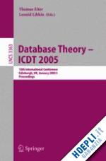 eiter thomas (curatore); libkin leonid (curatore) - database theory - icdt 2005