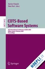 franch xavier (curatore); port dan (curatore) - cots-based software systems