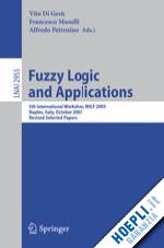 di gesù vito (curatore); masulli francesco (curatore); petrosino alfredo (curatore) - fuzzy logic and applications