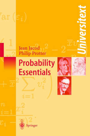 jacod jean; protter philip - probability essentials