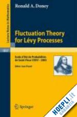 doney ronald a.; picard jean (curatore) - fluctuation theory for lévy processes