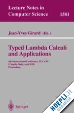 girard jean-yves (curatore) - typed lambda calculi and applications