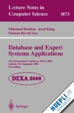 ibrahim mohamed (curatore); küng josef (curatore); revell norman (curatore) - database and expert systems applications