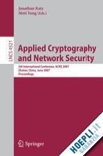 katz jonathan (curatore); yung moti (curatore) - applied cryptography and network security