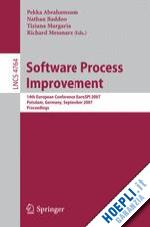 abrahamsson pekka (curatore); baddoo nathan (curatore); margaria tiziana (curatore); messnarz richard (curatore) - software process improvement