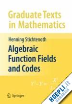 stichtenoth henning - algebraic function fields and codes