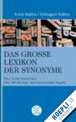 bulitta erich; bulitta hildegard - grosse lexikon der synonyme (das)