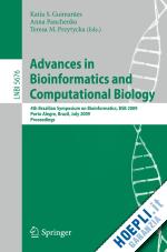 guimarães katia s. (curatore); panchenko anna (curatore); przytycka teresa m. (curatore) - advances in bioinformatics and computational biology