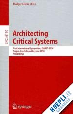 giese holger (curatore) - architecting critical systems